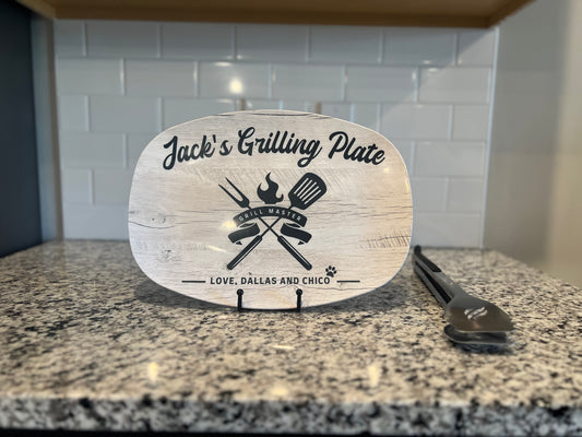 Personalized Grill Master Platter (Includes Free Shipping)