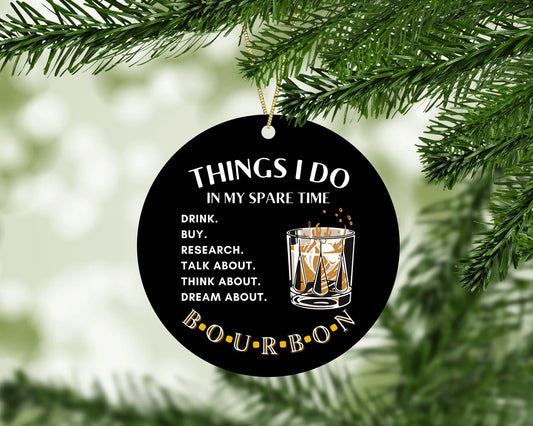 Bourbon Things Christmas Ornament, Includes Free Shipping
