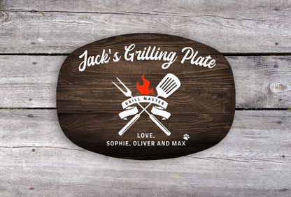 Personalized Grill Master Platter (Includes Free Shipping)