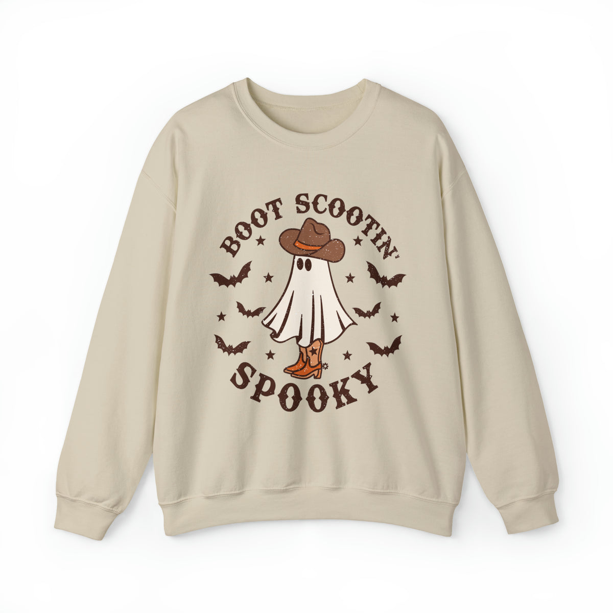 Boot Scootin' Spooky Western Halloween Sweatshirt