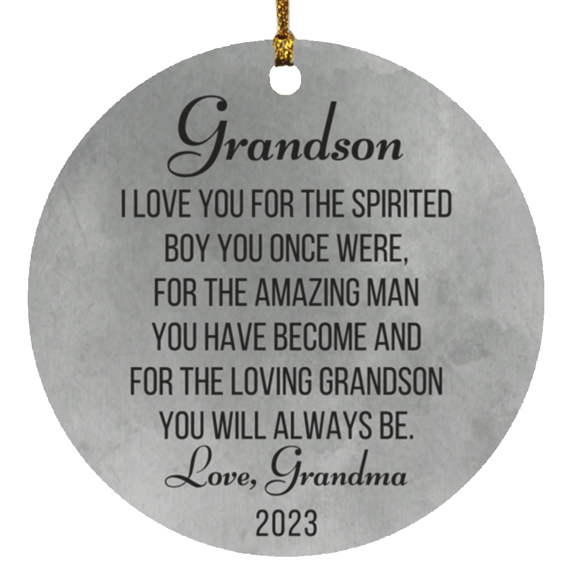 2023 Grandson Ornament