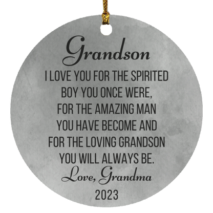 2023 Grandson Ornament