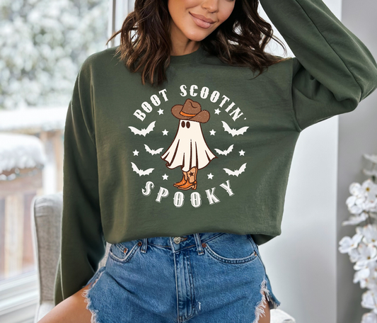 Boot Scootin' Spooky Western Sweatshirt