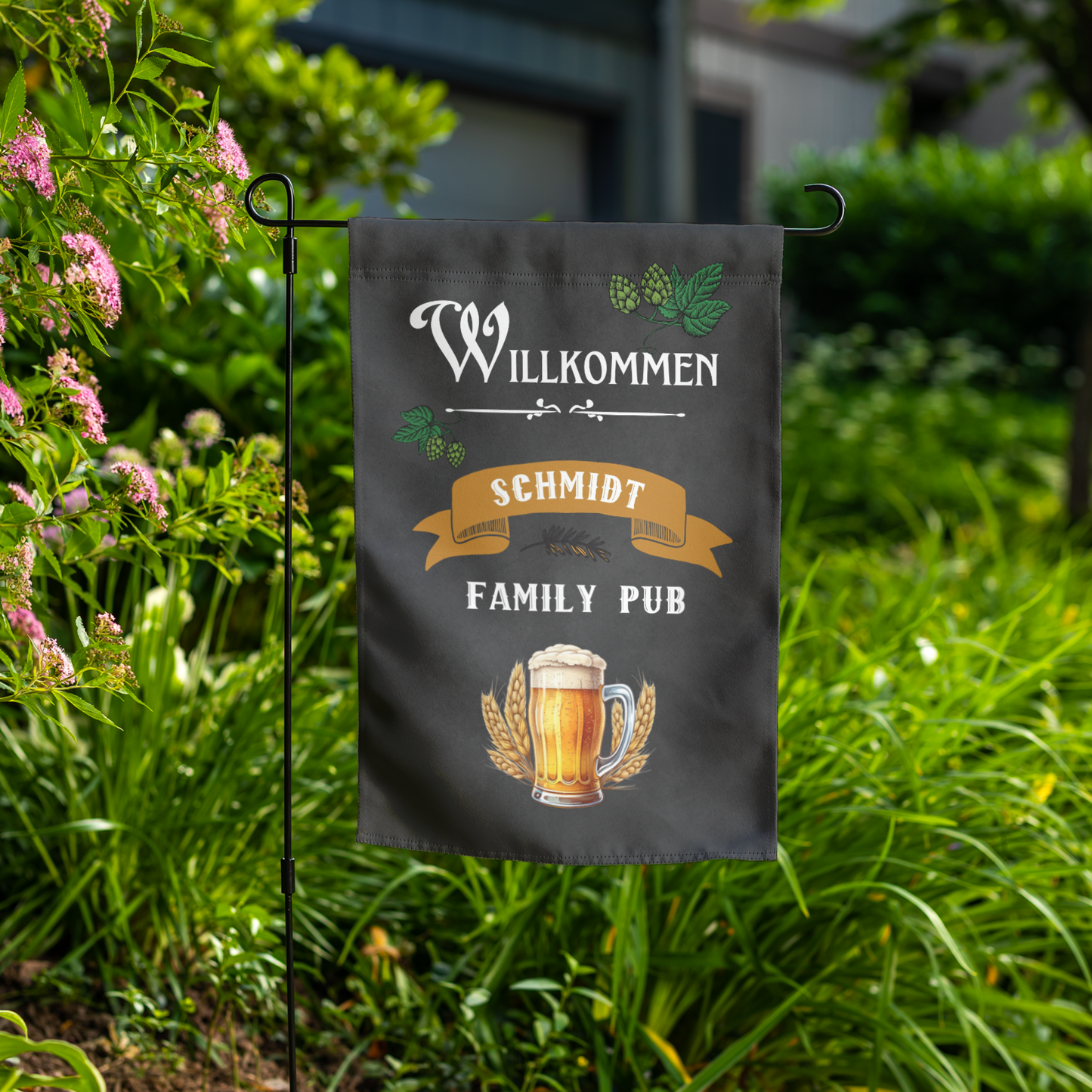 Oktoberfest Family Pub Garden Flag