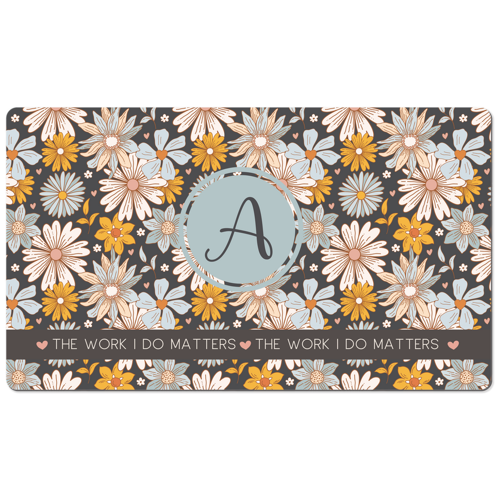 Miss Daisy Teacher Desk Mat