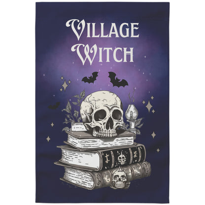 Village Witch Halloween Flag