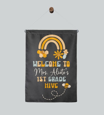 Welcome to The Hive Classroom Door Sign