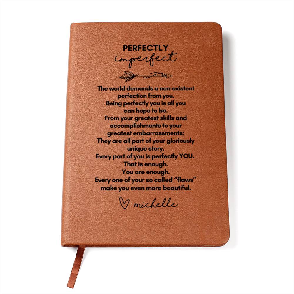 Perfectly Imperfect Personalized Journal