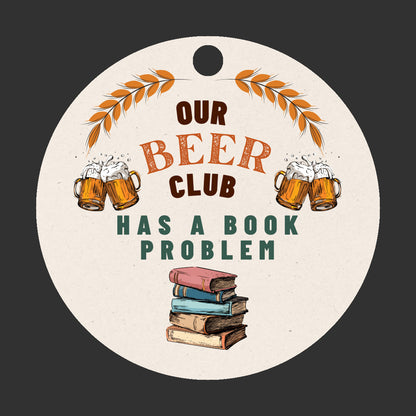 Beer Club Has a Book Probem Ornament