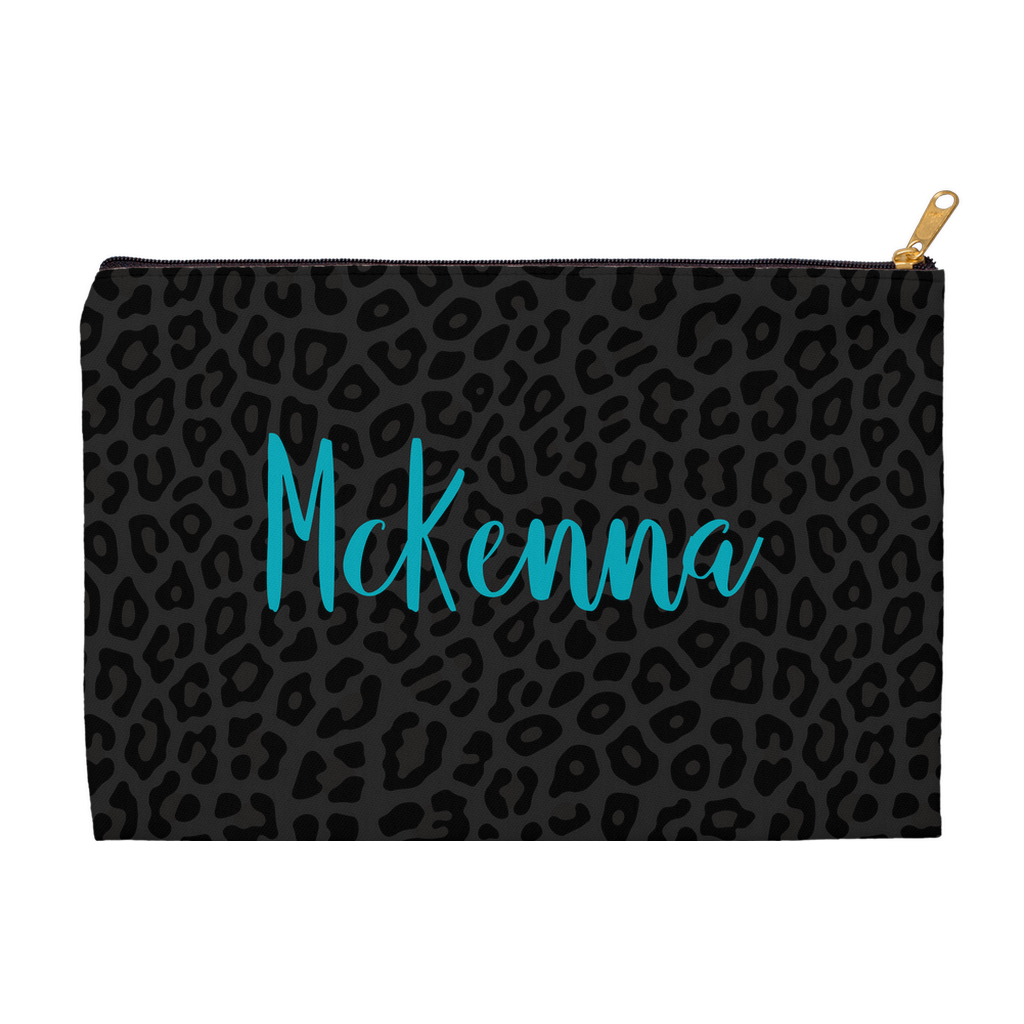 Personalized Leopard Pouch