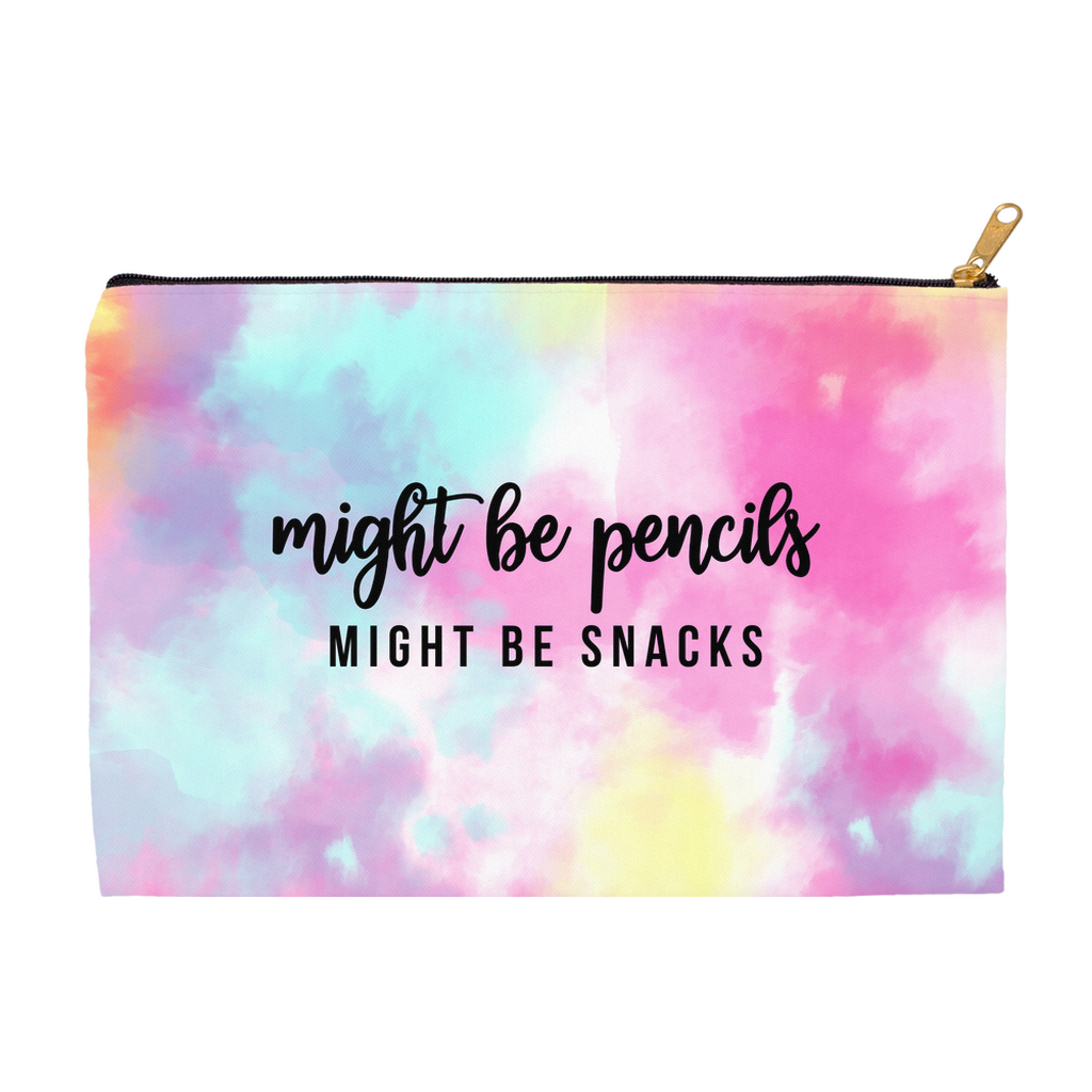 Might Be Pencils Might be Snacks Pouch