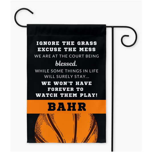 Personalized Basketball Flag