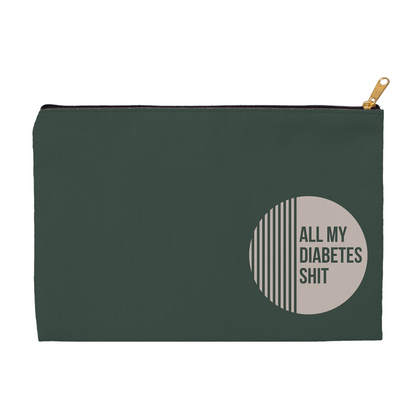All My Diabetes Shit Bag, Modern Green