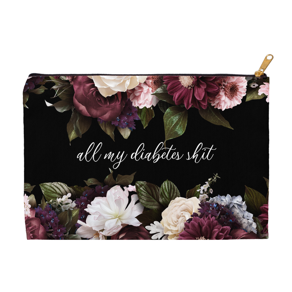 All My Diabetes Shit Bag, Bold Floral