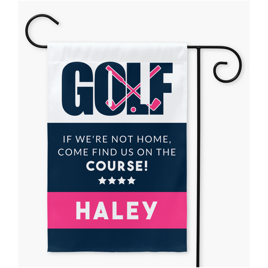 Personalized Golf Garden Flag