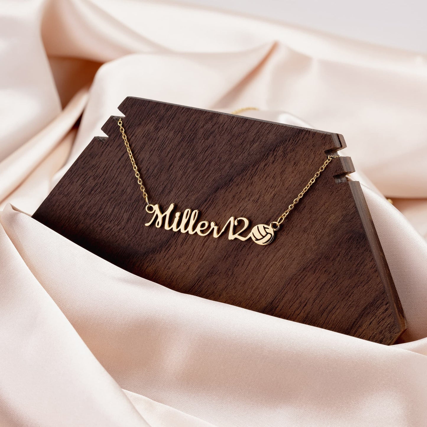 Volleyball Personalized Name Necklace