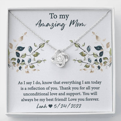 Reflection of You Love Knot Necklace