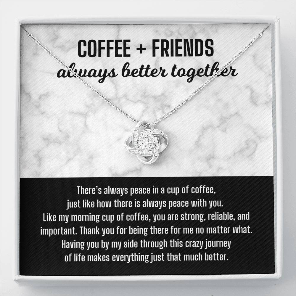 Coffee + Friends Necklace