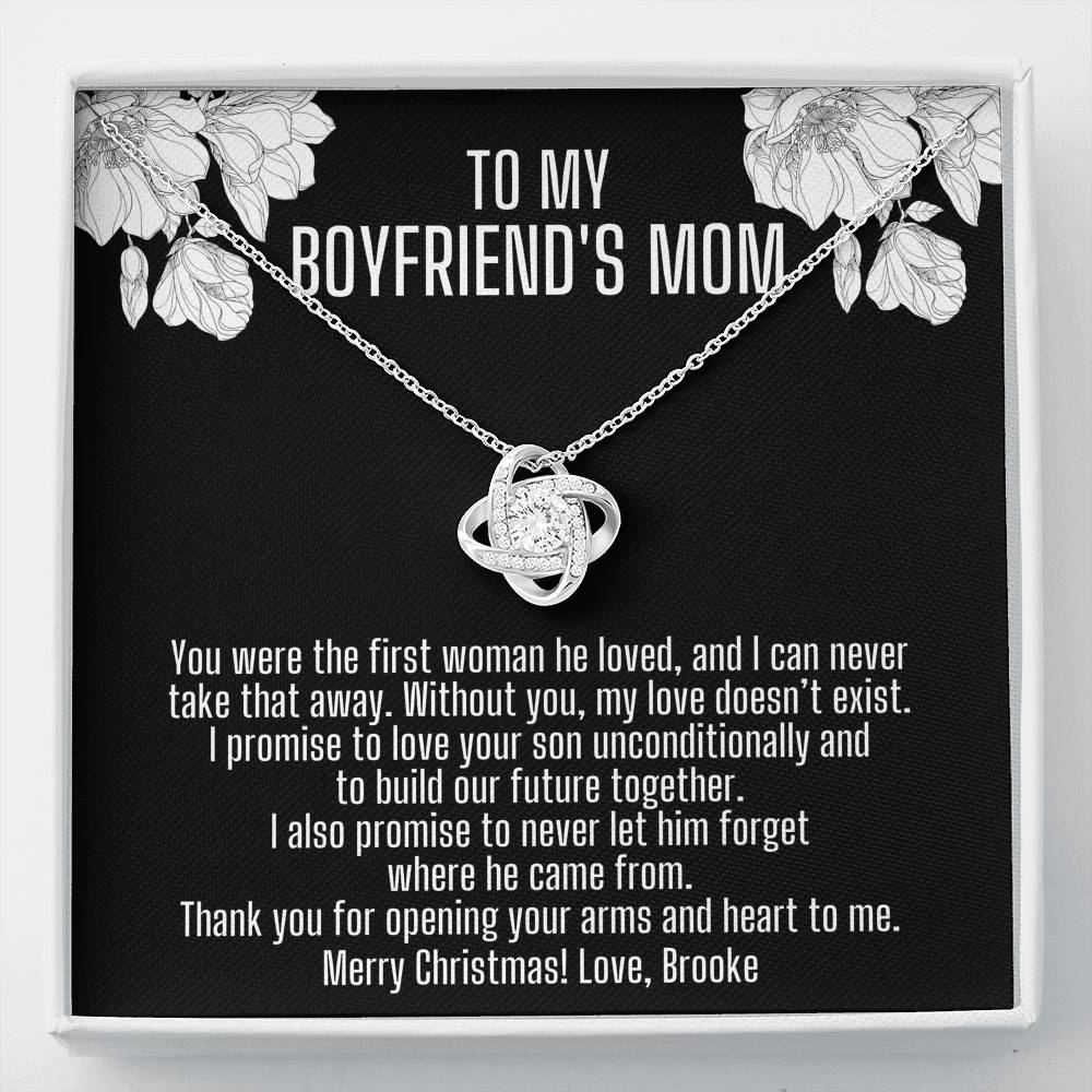 To My Boyfriend's Mom in Noir Necklace