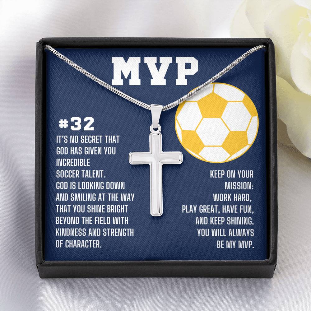MVP Soccer cross Necklace