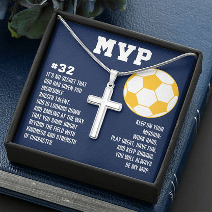 MVP Soccer cross Necklace