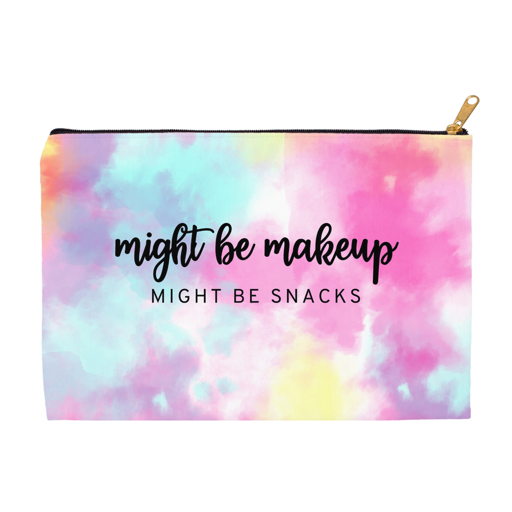 Might Be Makeup Might be Snacks Pouch