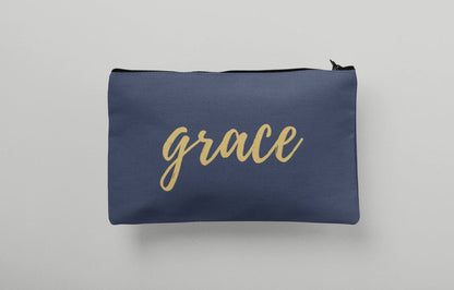 Grace Personalized Makeup Bag