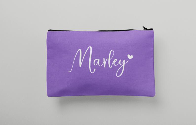 Classic Personalized Makeup Bag