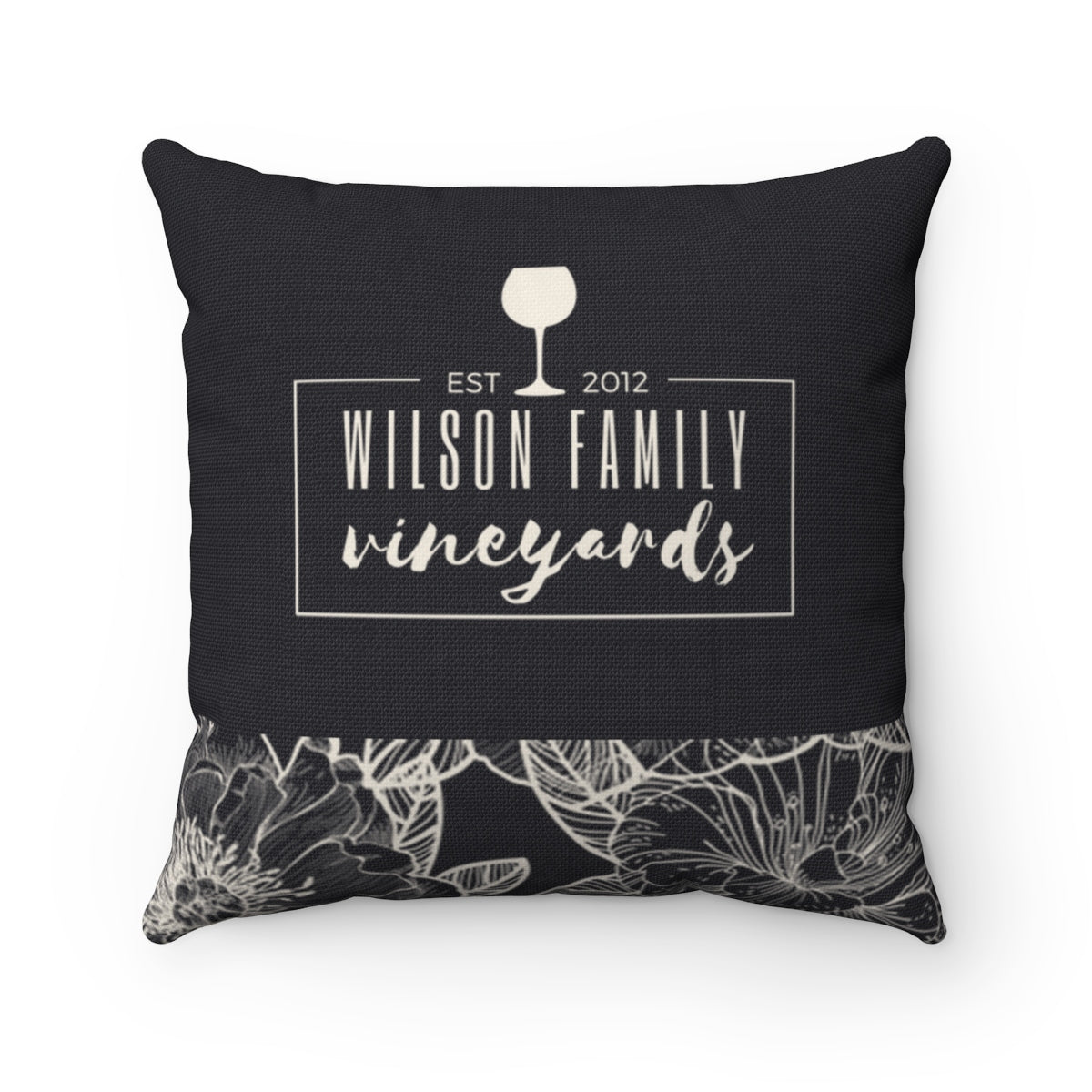 Vineyards Personalized Wine Pillow