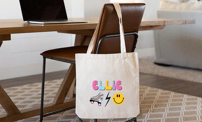 Personalized 90's Party Tote Bag