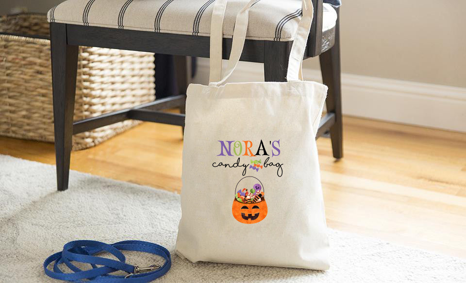 Halloween Tote Bag, Trick or Treat
