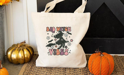 Bad Witch Vibes Halloween Tote Bag