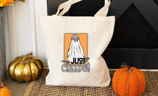 Just Creppin Ghost Tote Bag
