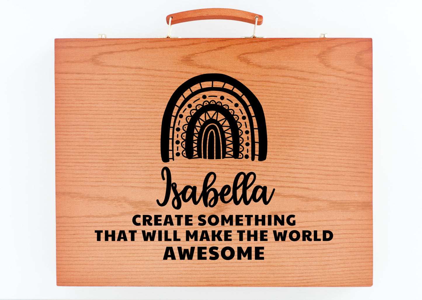 Personalized Art Kit, Rainbow Make the World Awesome