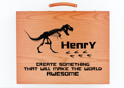 Persoanalized Art Kit, Dino Make the World Awesome