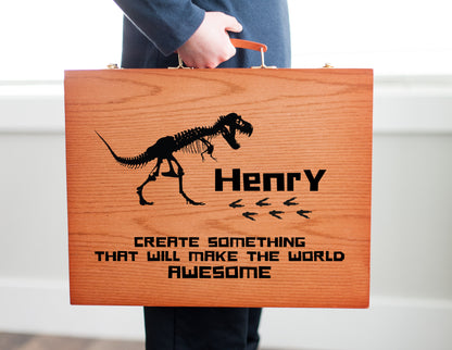 Persoanalized Art Kit, Dino Make the World Awesome