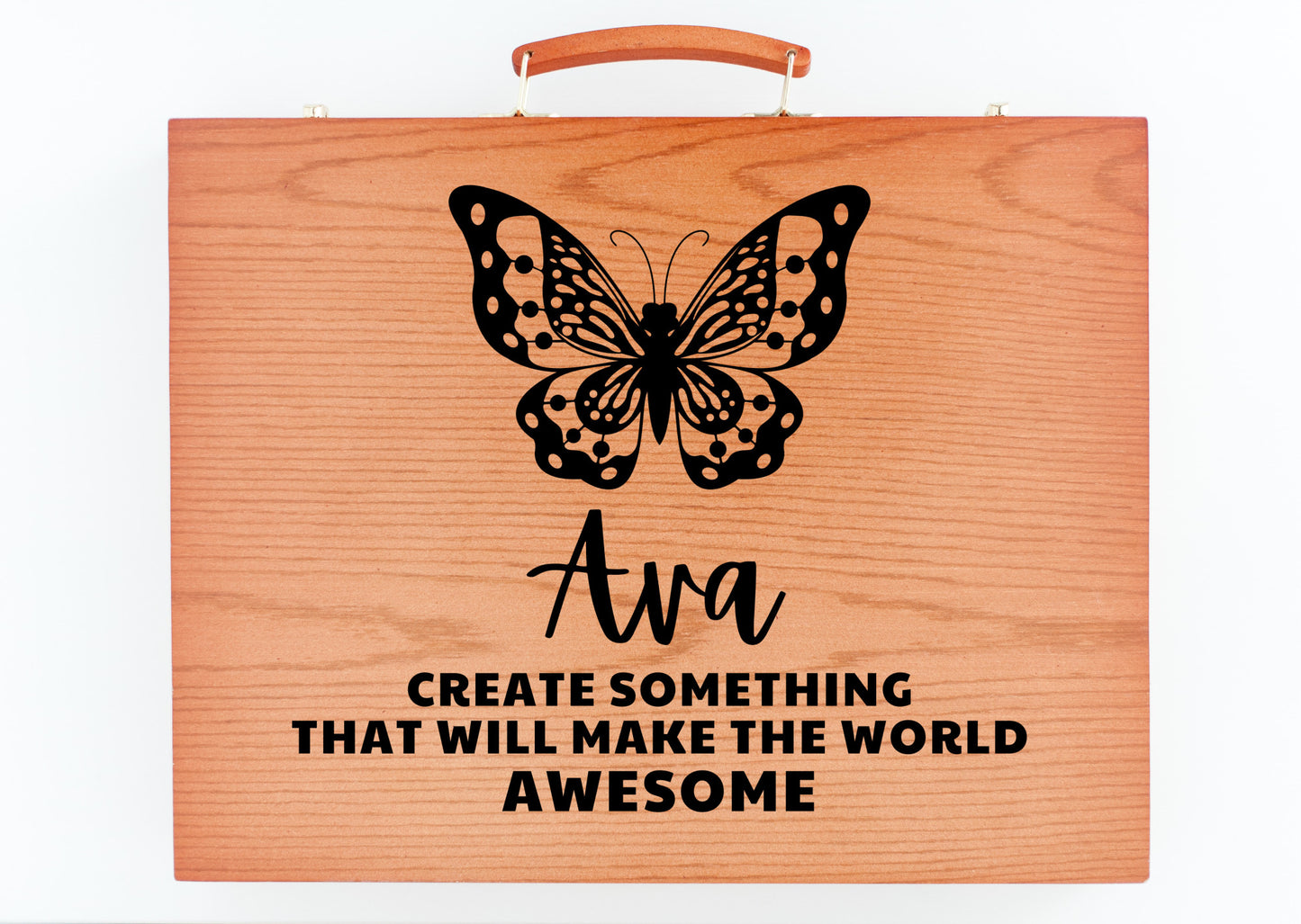 Personalized Art Kit, Butterfly Make the World Awesome
