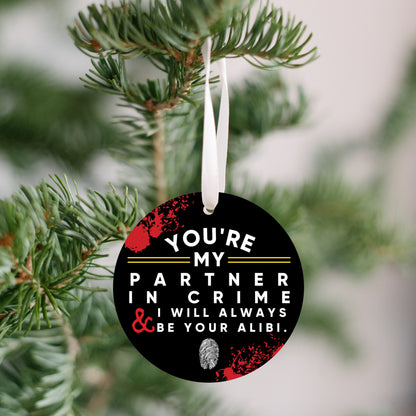 Partner in Crime Ornament, Includes Free Shipping