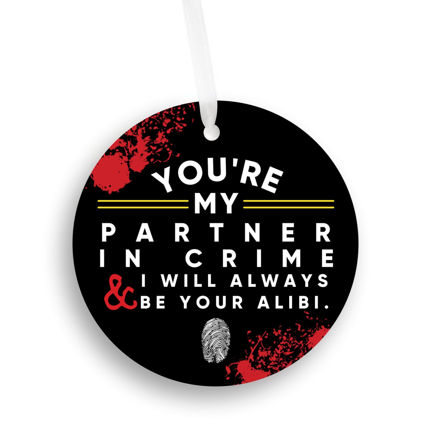 Partner in Crime Ornament, Includes Free Shipping
