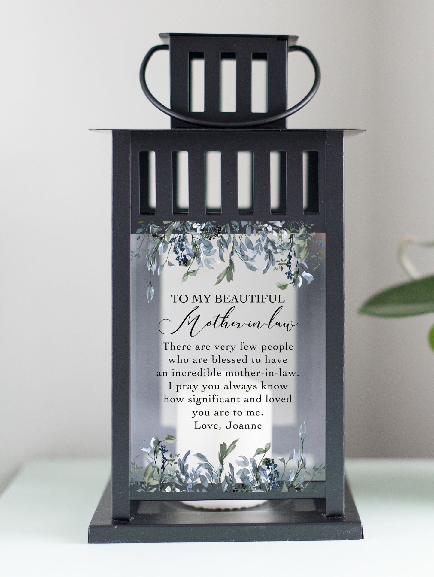 Personalized Mother-in-law Lantern