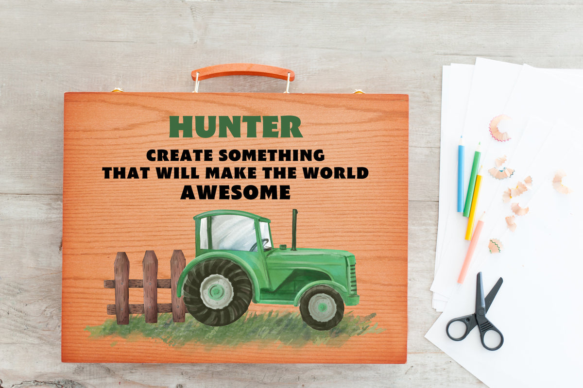 Personalized Tractor Art Kit