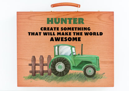 Personalized Tractor Art Kit