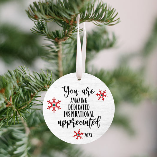 2023 Staff Appreciation Christmas Ornament