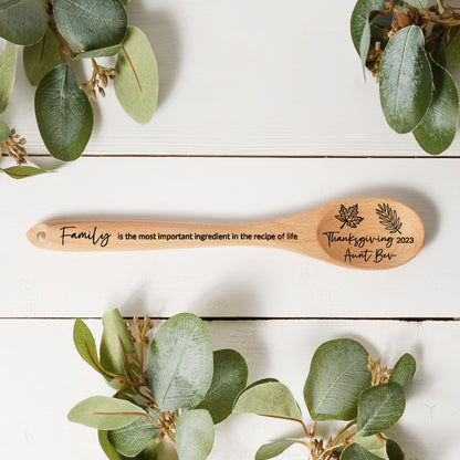 Thanksgiving Personalized Spoon