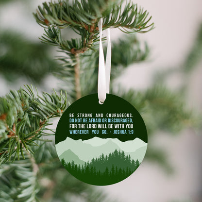 Joshua 1:9 Bible Verse Ornament