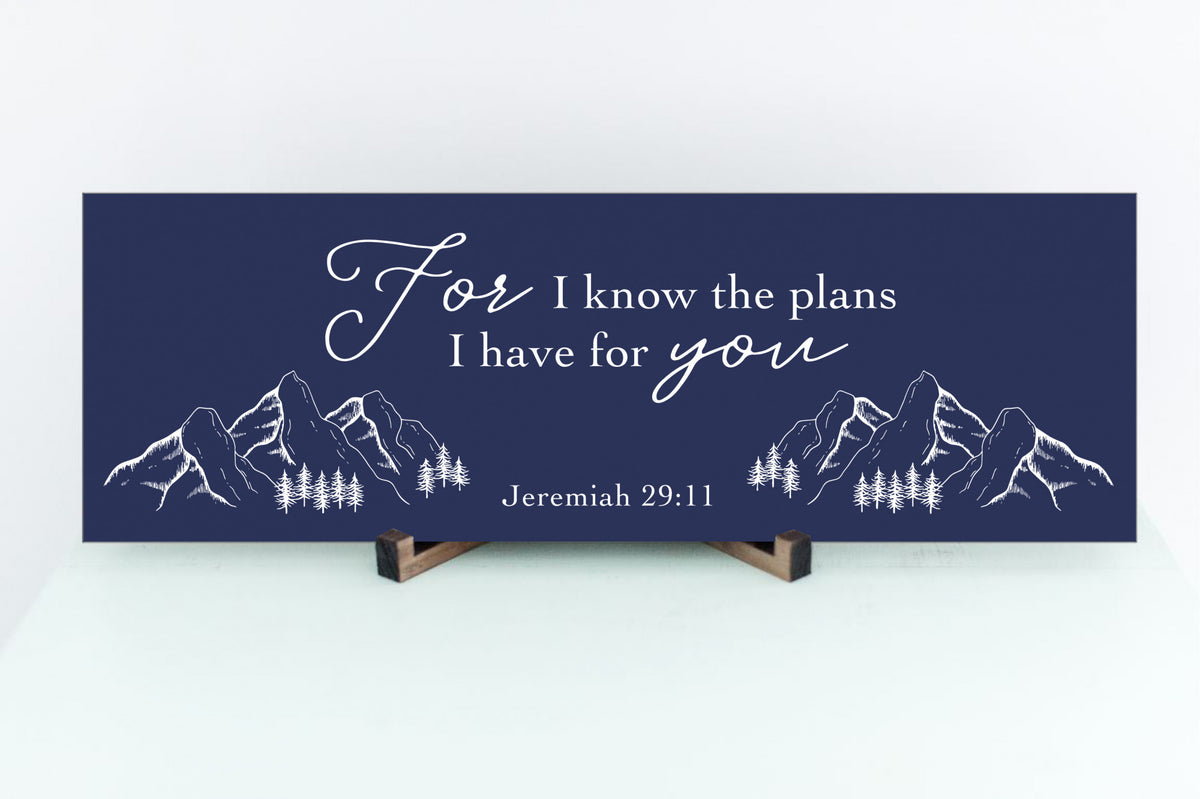 For I know the Plans I have For you Sign., Navy