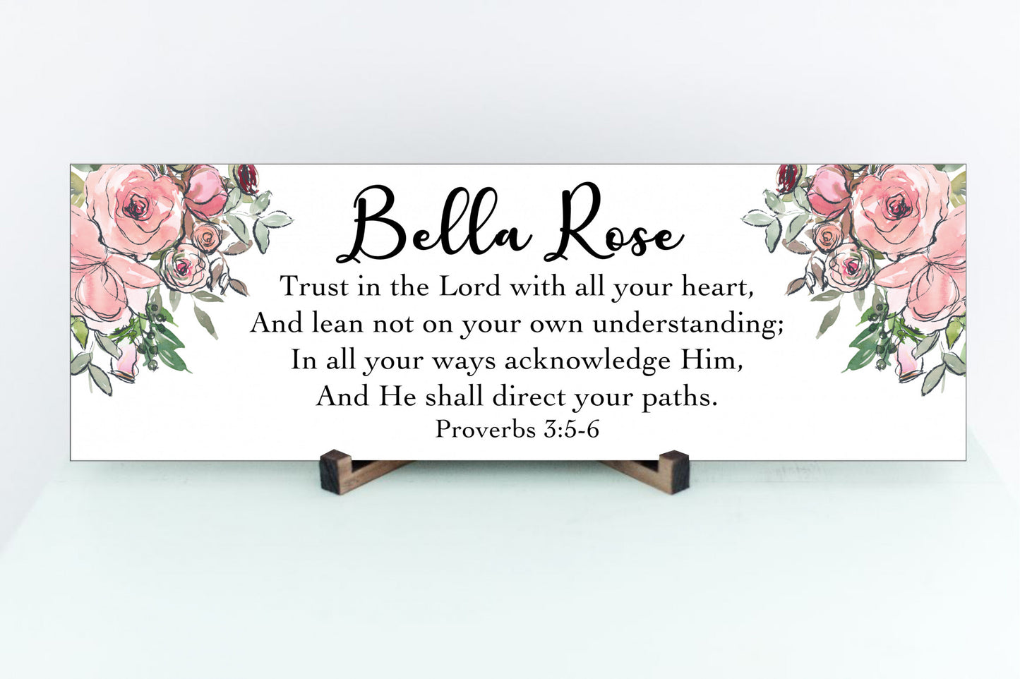 Trust in the Lord Proverbs Personalized SIgn