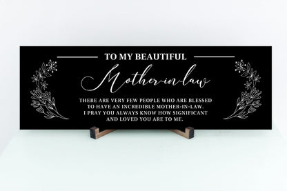 Beautiful Mother-in-Law Sign