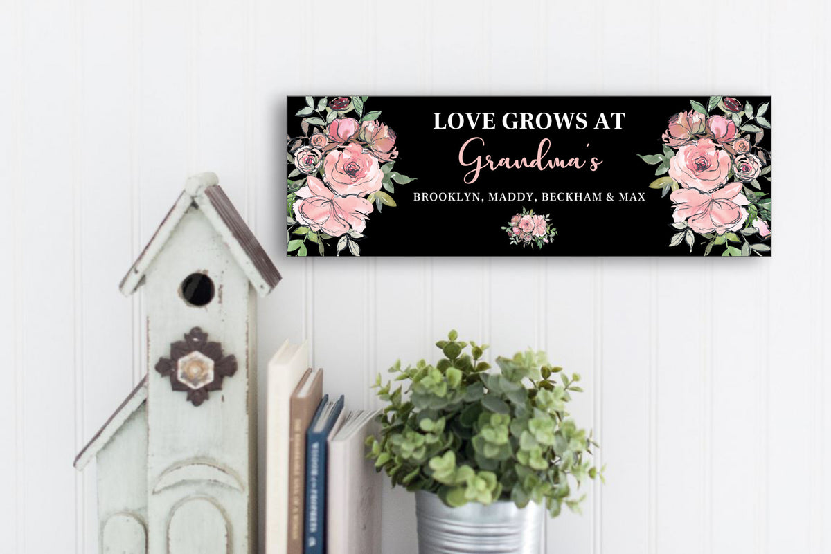 Love Grows At Mother's Day Sign