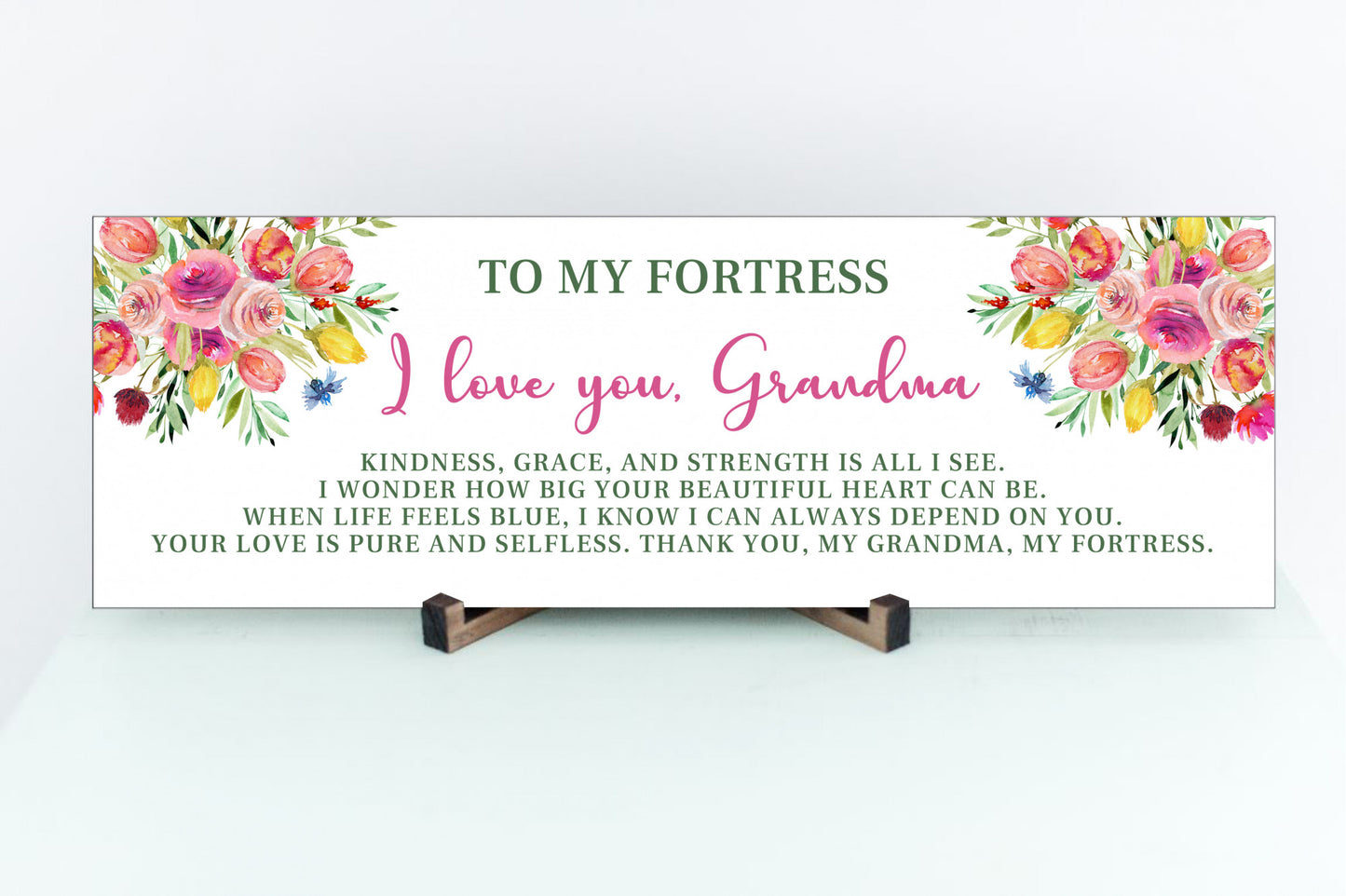 My Grandma, My Fortress Sign